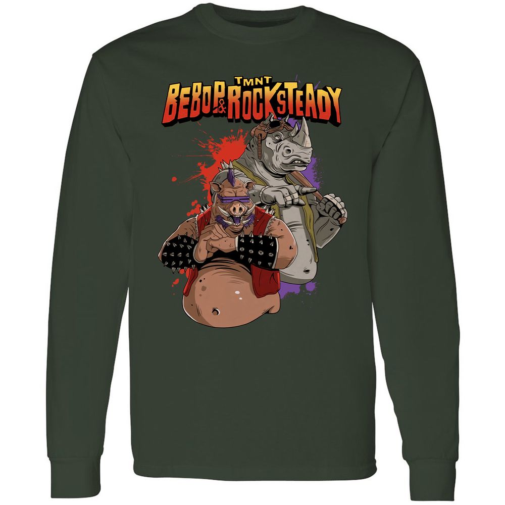 Long Sleeve T-Shirt - VQTGAFCY - Forest Green - 4