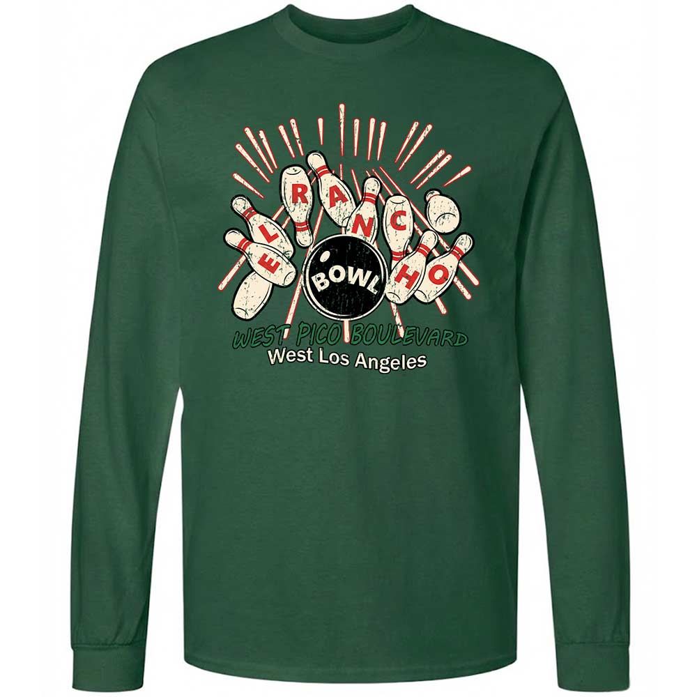 Long Sleeve T-Shirt - YR322WZV - Forest Green - 4