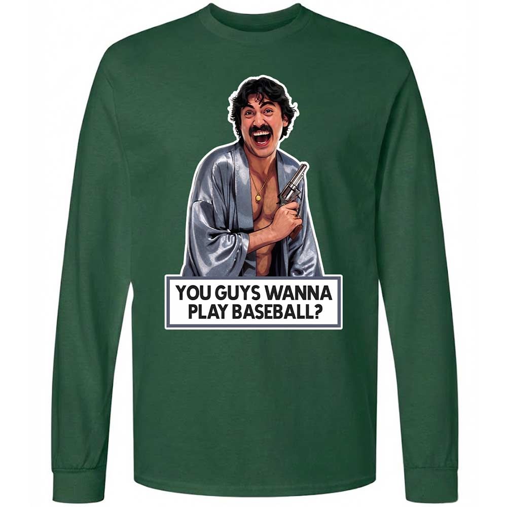 Long Sleeve T-Shirt - C9PTA8Q2 - Forest Green - 4