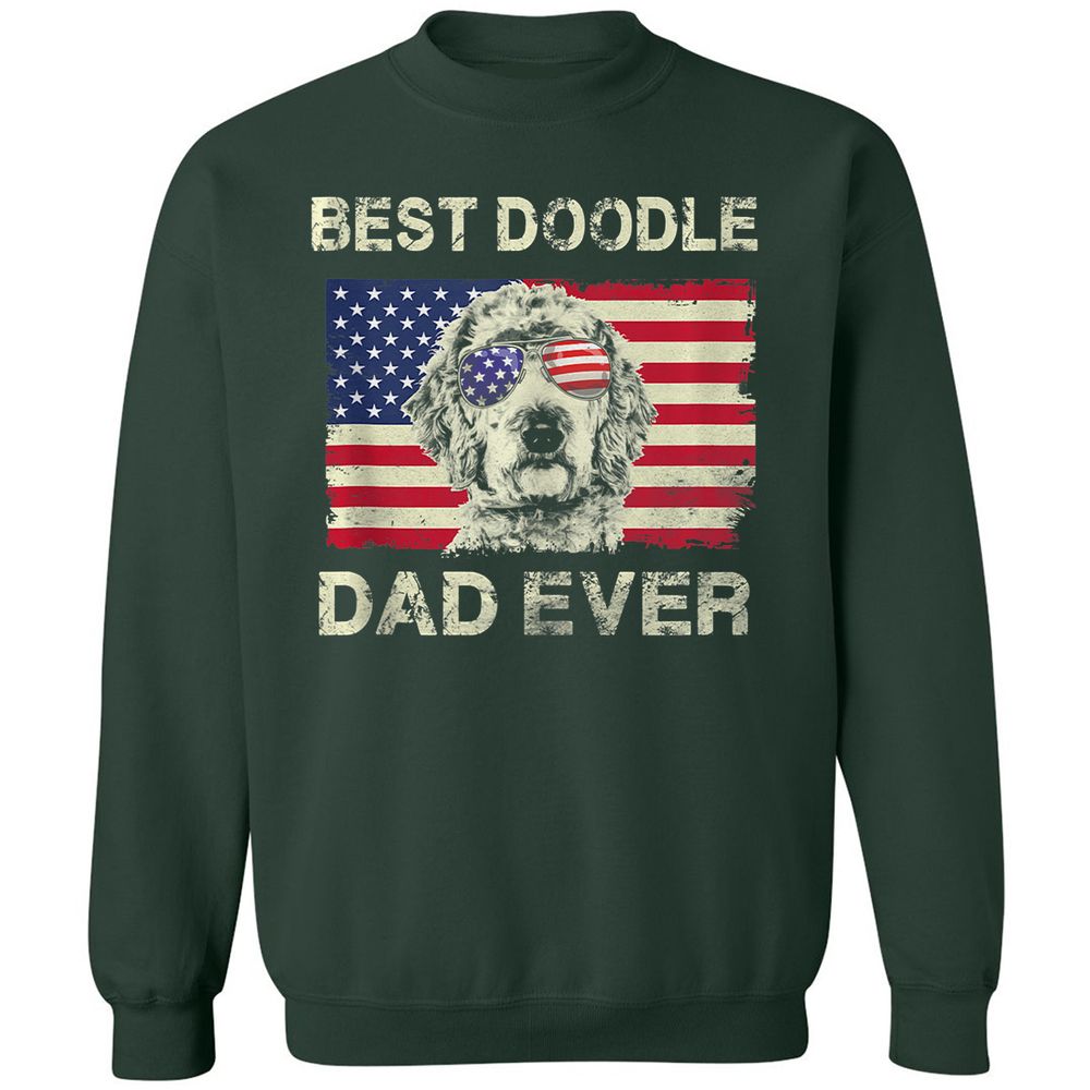 Classic Unisex Sweatshirt - D5TUC3VS - Forest Green - 4