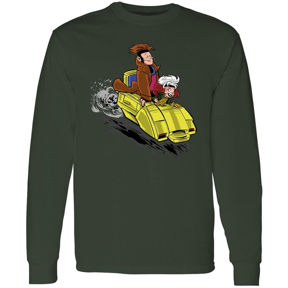Long Sleeve T-Shirt - BYWG6W9C - Forest Green - 4