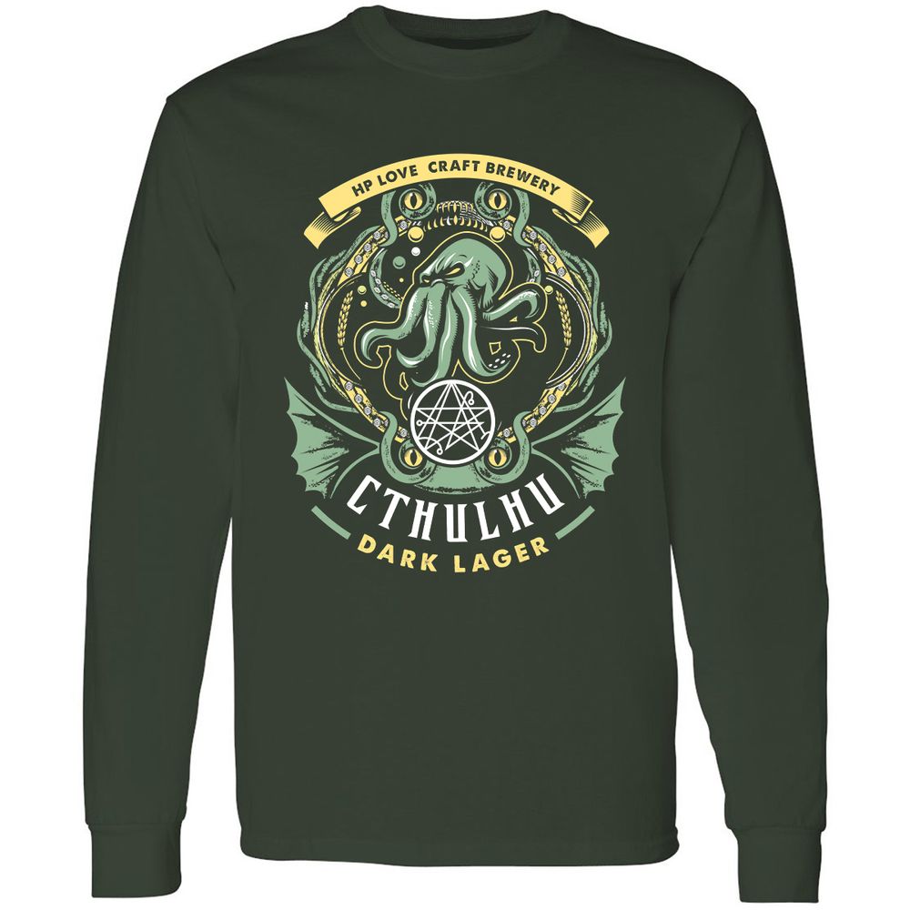 Long Sleeve T-Shirt - A5H4NT66 - Forest Green - 4
