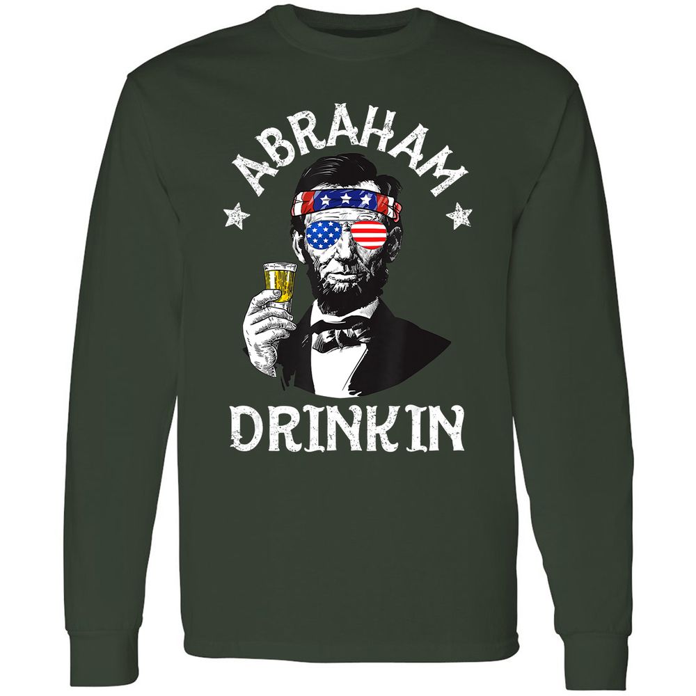 Long Sleeve T-Shirt - EX6DJVJK - Forest Green - 4