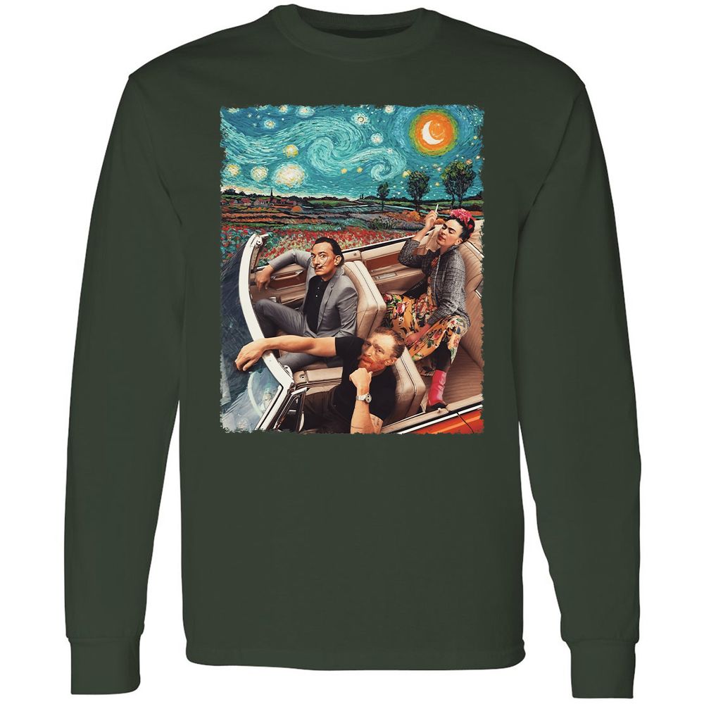 Long Sleeve T-Shirt - XDGHN79N - Forest Green - 4