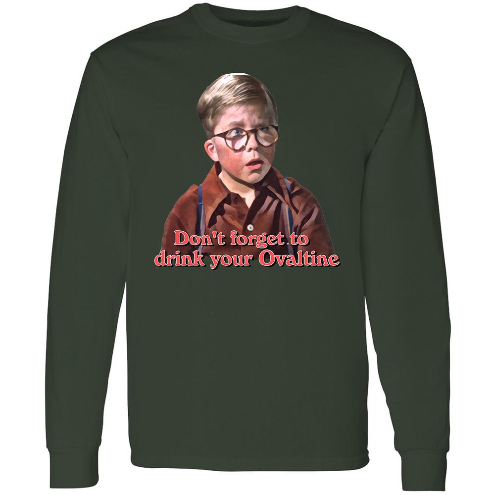 Long Sleeve T-Shirt - A18R74AH - Forest Green - 4