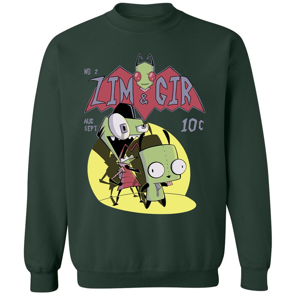 Classic Unisex Sweatshirt - P9S4HGQQ - Forest Green - 4