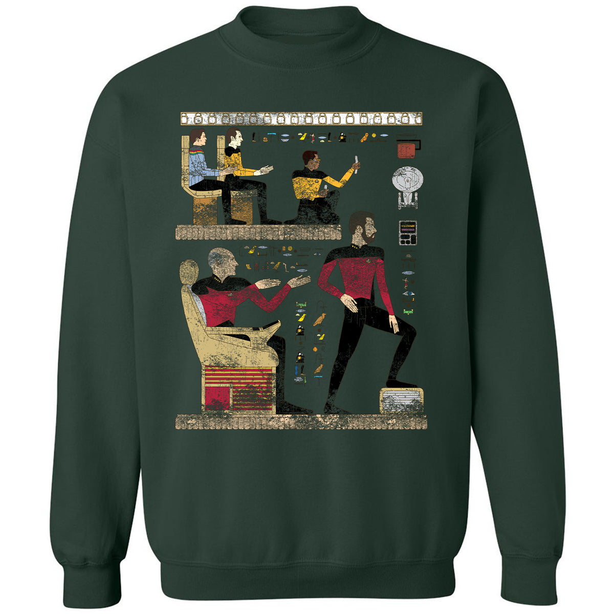 Classic Unisex Sweatshirt - H61A5WMY - Forest Green - 4
