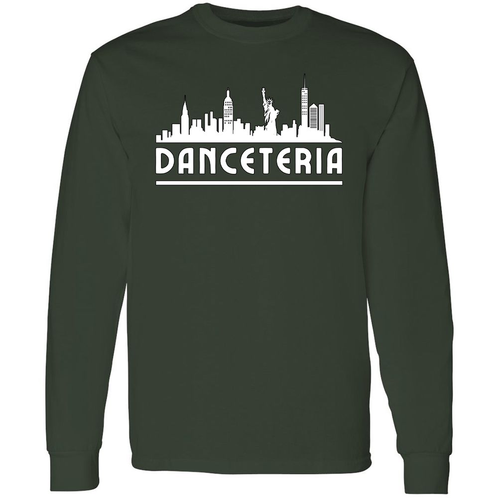 Long Sleeve T-Shirt - Q5X8BCT8 - Forest Green - 4