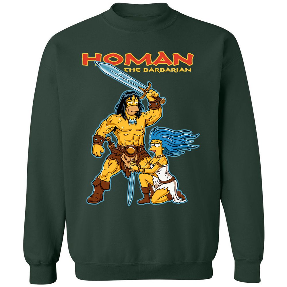 Classic Unisex Sweatshirt - 62KC3DBE - Forest Green - 4