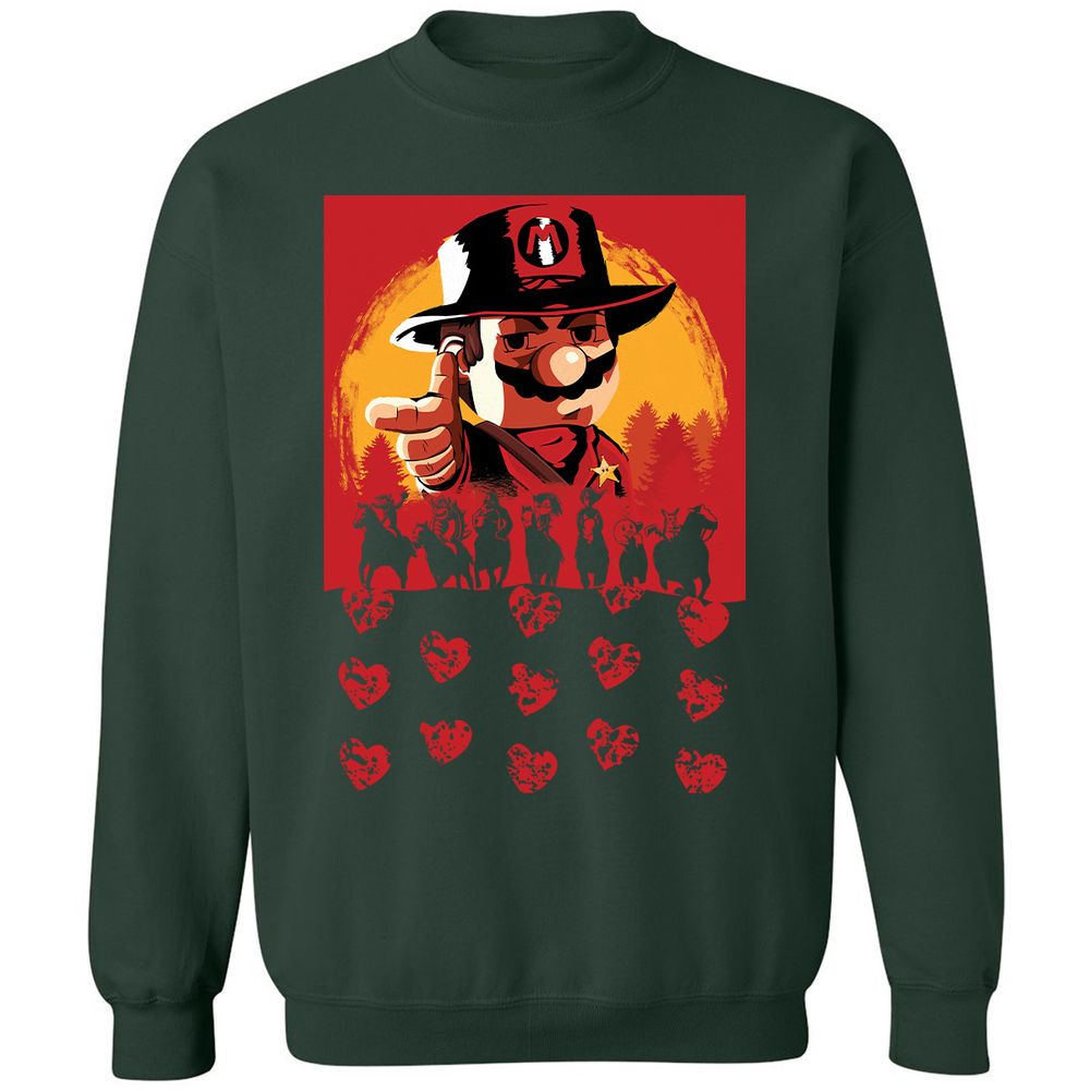 Classic Unisex Sweatshirt - TPXFXBNU - Forest Green - 4
