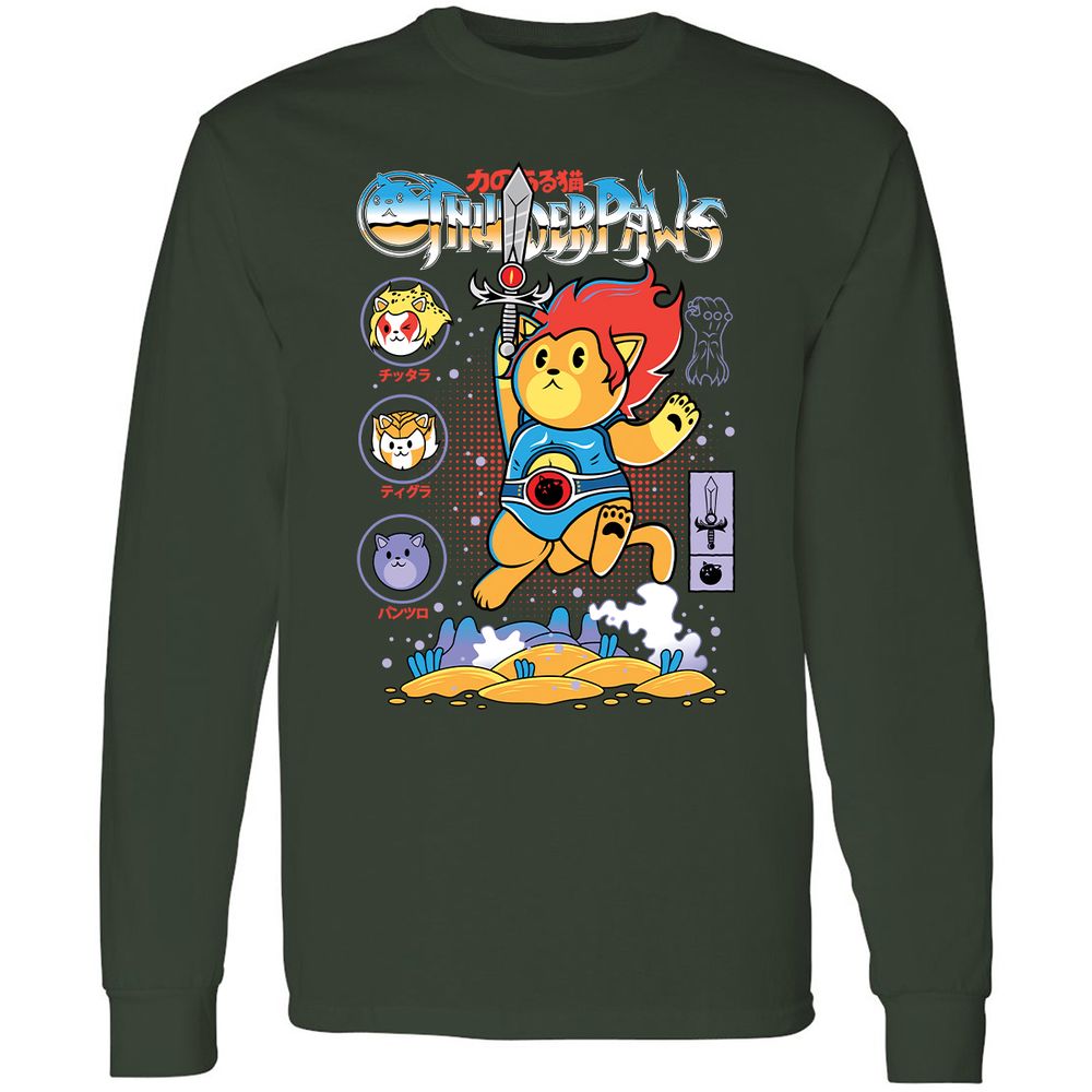 Long Sleeve T-Shirt - QCD74SLU - Forest Green - 4