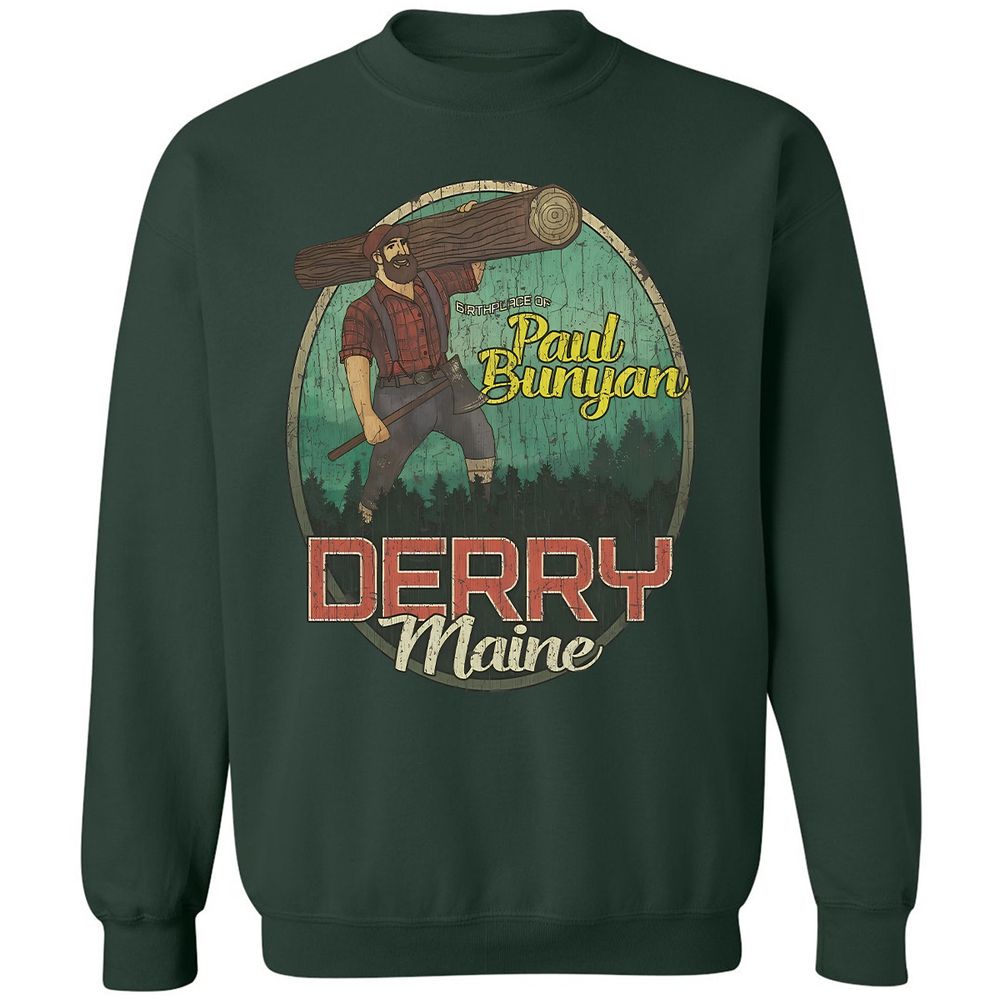 Derry Birthplace of Paul Bunyan - Forest Green - 4