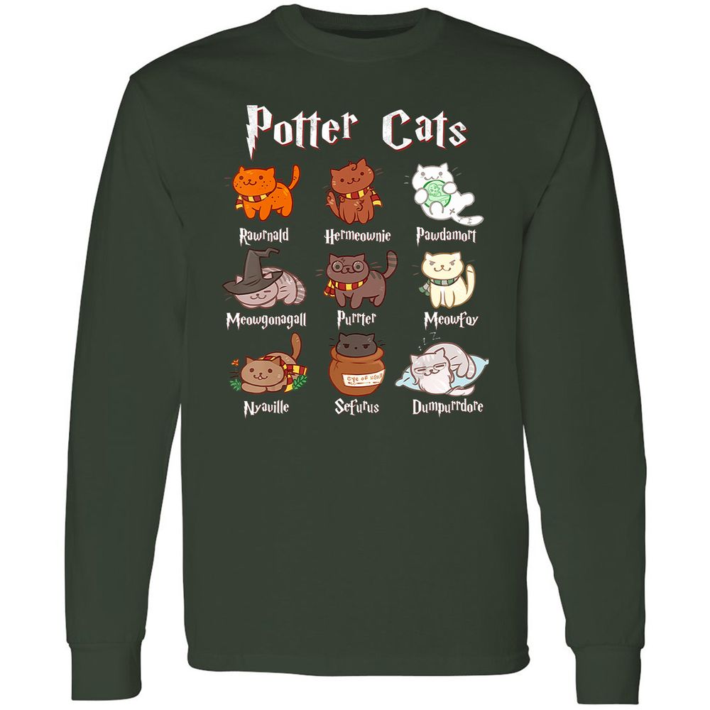 Long Sleeve T-Shirt - W9AAY7MQ - Forest Green - 4