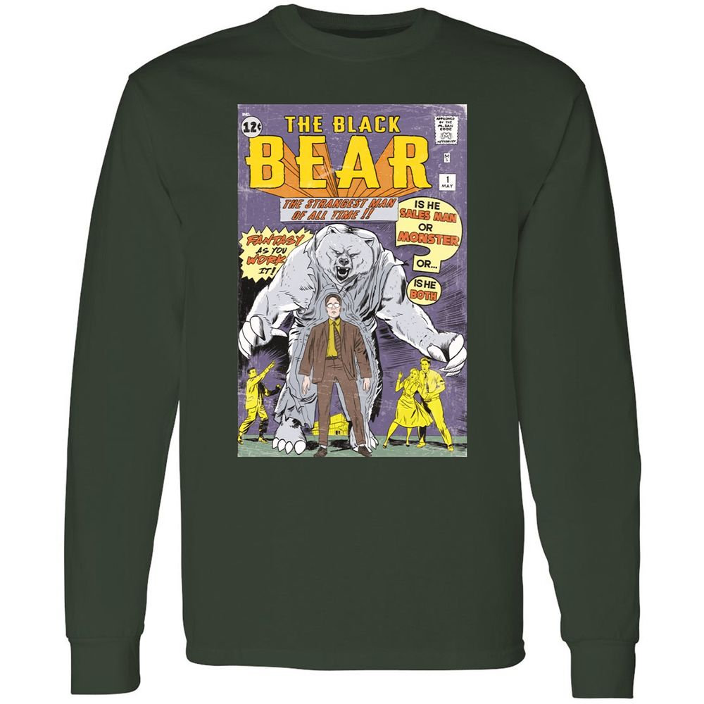 Long Sleeve T-Shirt - YAHG51XC - Forest Green - 4