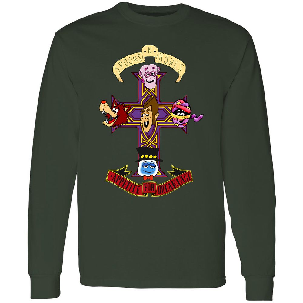 Long Sleeve T-Shirt - RUQDN8SH - Forest Green - 4