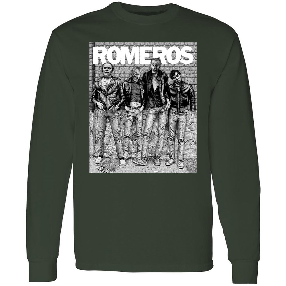 Long Sleeve T-Shirt - PRCLJ4H9 - Forest Green - 4