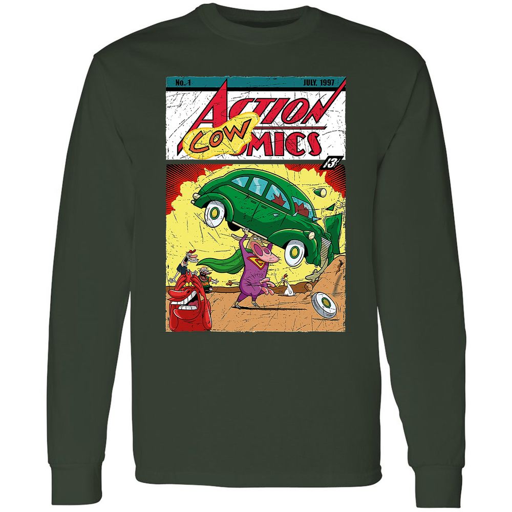 Long Sleeve T-Shirt - A2JAALBB - Forest Green - 4