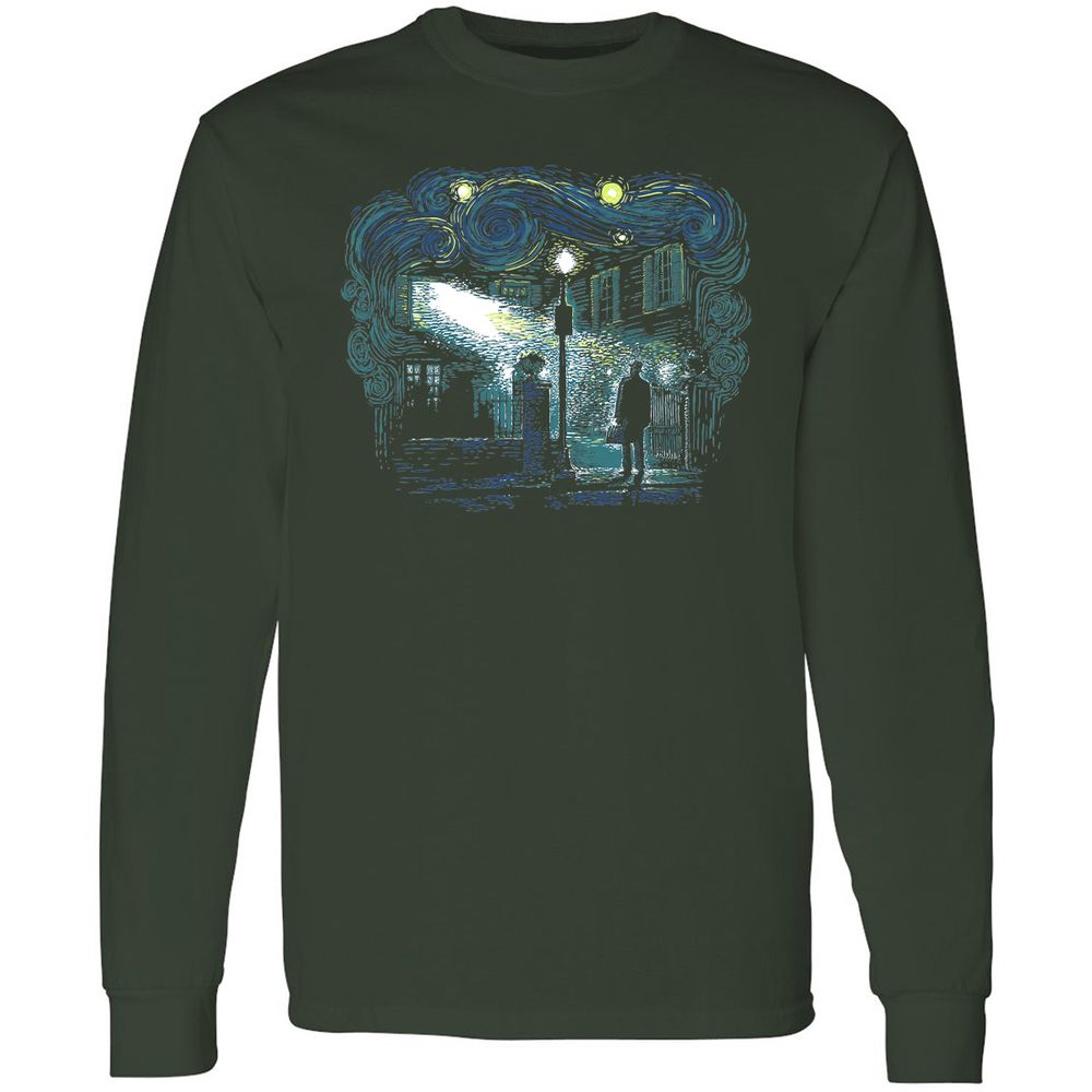 Long Sleeve T-Shirt - FNADUH8B - Forest Green - 4