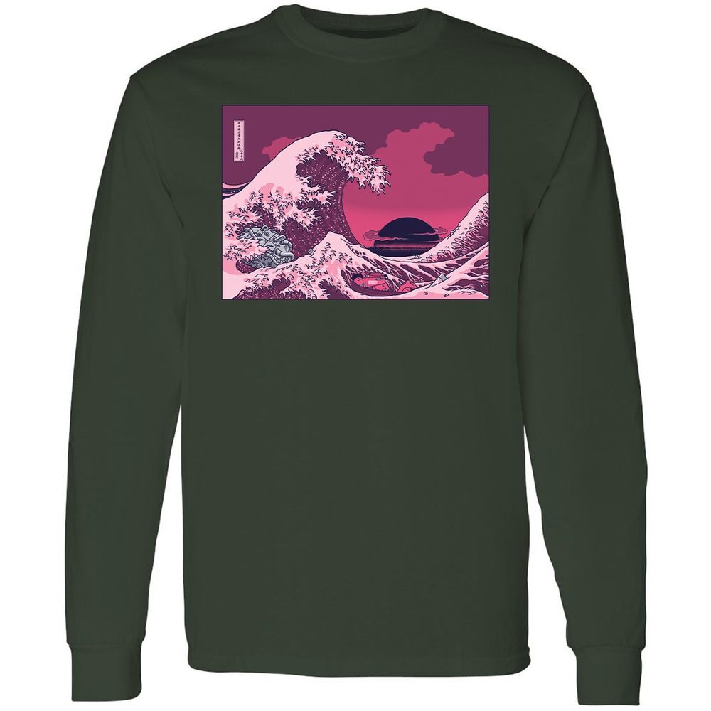 Long Sleeve T-Shirt - 4TNTMYQ7 - Forest Green - 4
