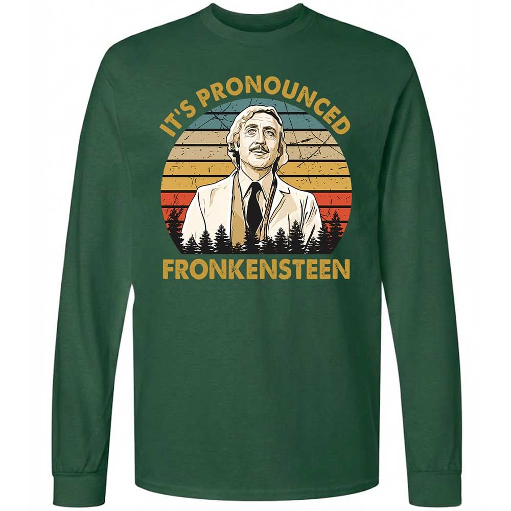 Long Sleeve T-Shirt - Z2V96CRZ - Forest Green - 4