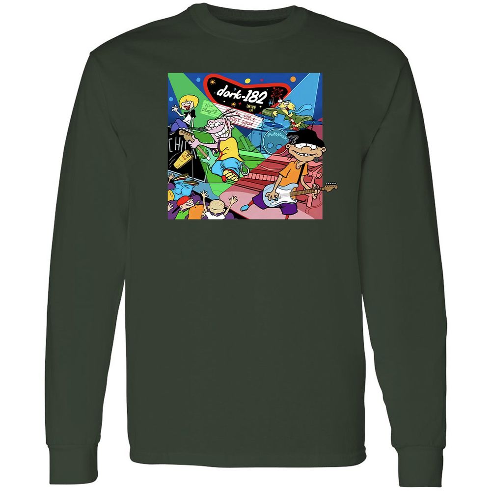 Long Sleeve T-Shirt - TQ876P47 - Forest Green - 4