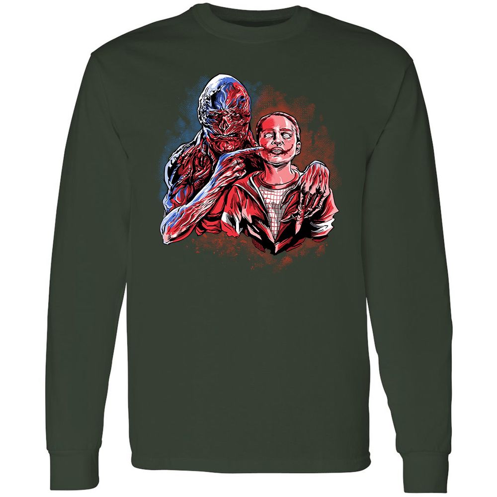 Long Sleeve T-Shirt - U8CU893N - Forest Green - 4