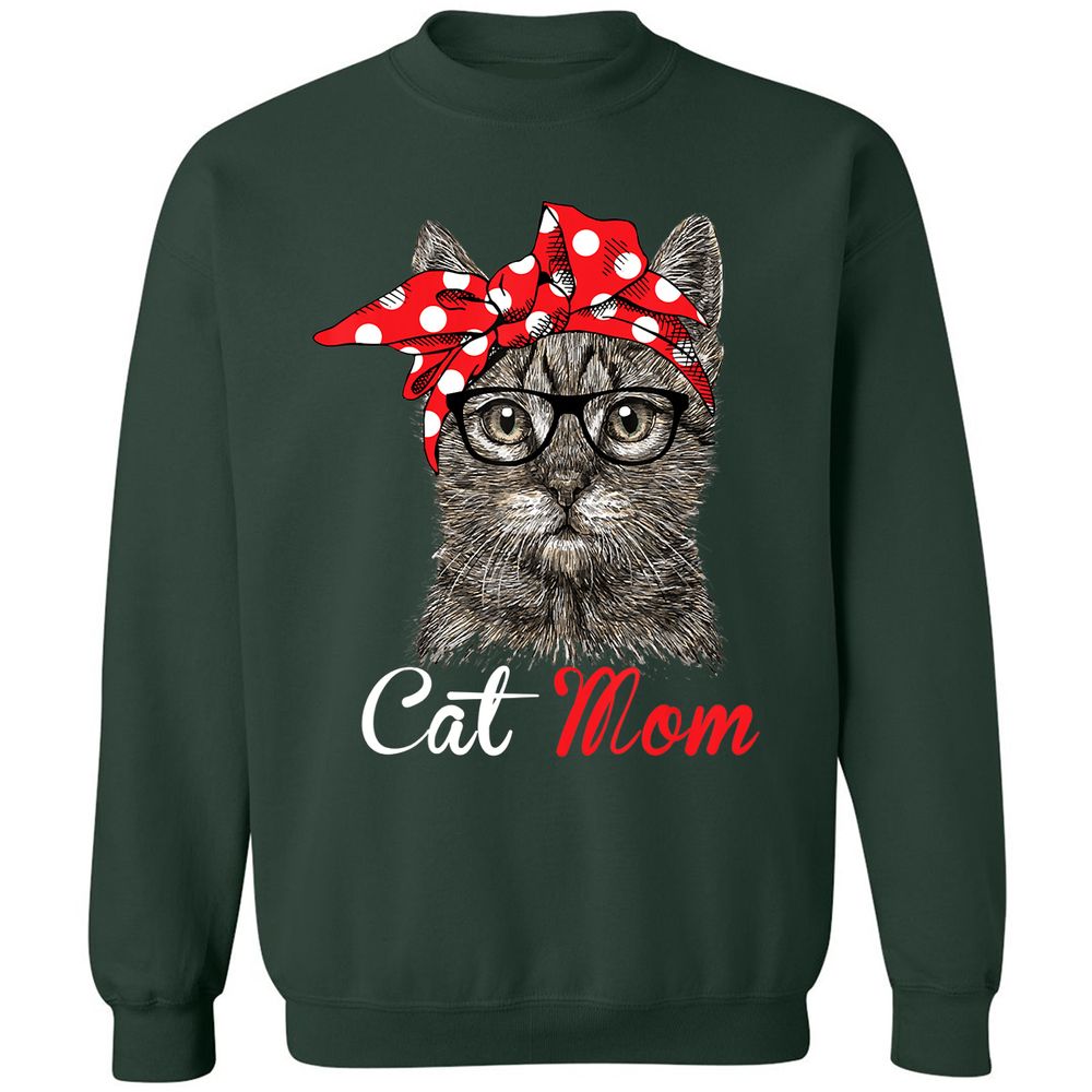 Classic Unisex Sweatshirt - QUUJS74D - Forest Green - 4