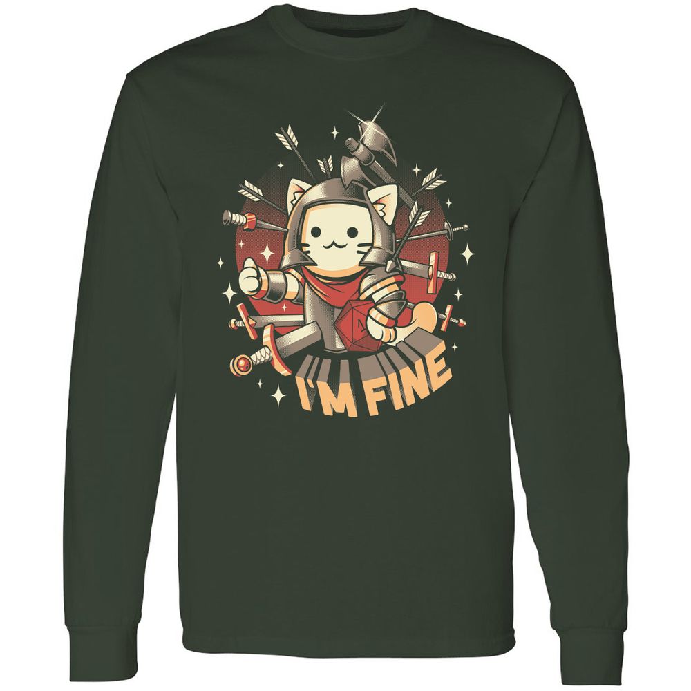 Long Sleeve T-Shirt - 9DHT8T47 - Forest Green - 4