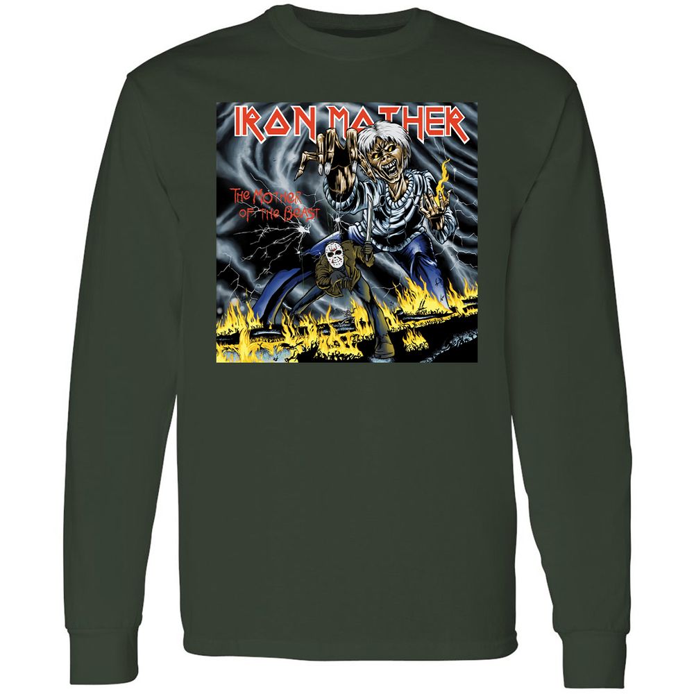 Long Sleeve T-Shirt - ZEX7YA1S - Forest Green - 4