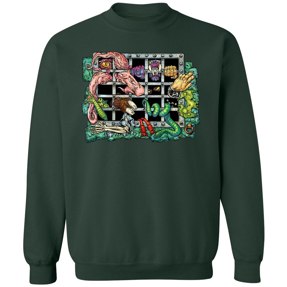 Classic Unisex Sweatshirt - C1EXV85L - Forest Green - 4
