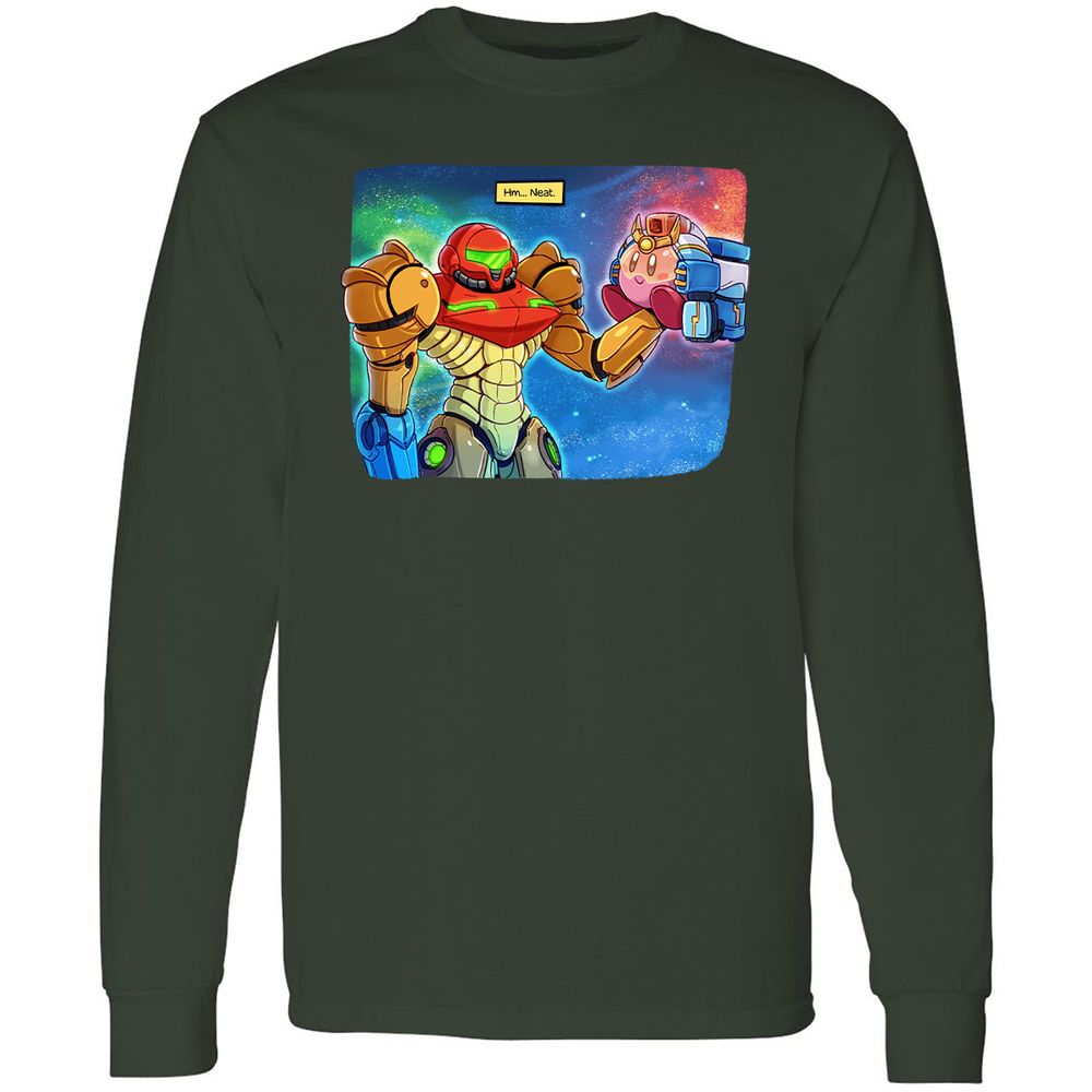 Long Sleeve T-Shirt - DEN214MQ - Forest Green - 4