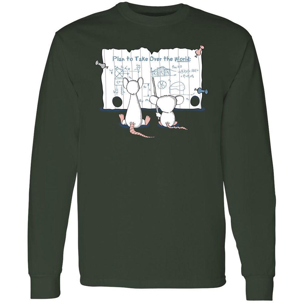 Long Sleeve T-Shirt - AZ9CA397 - Forest Green - 4