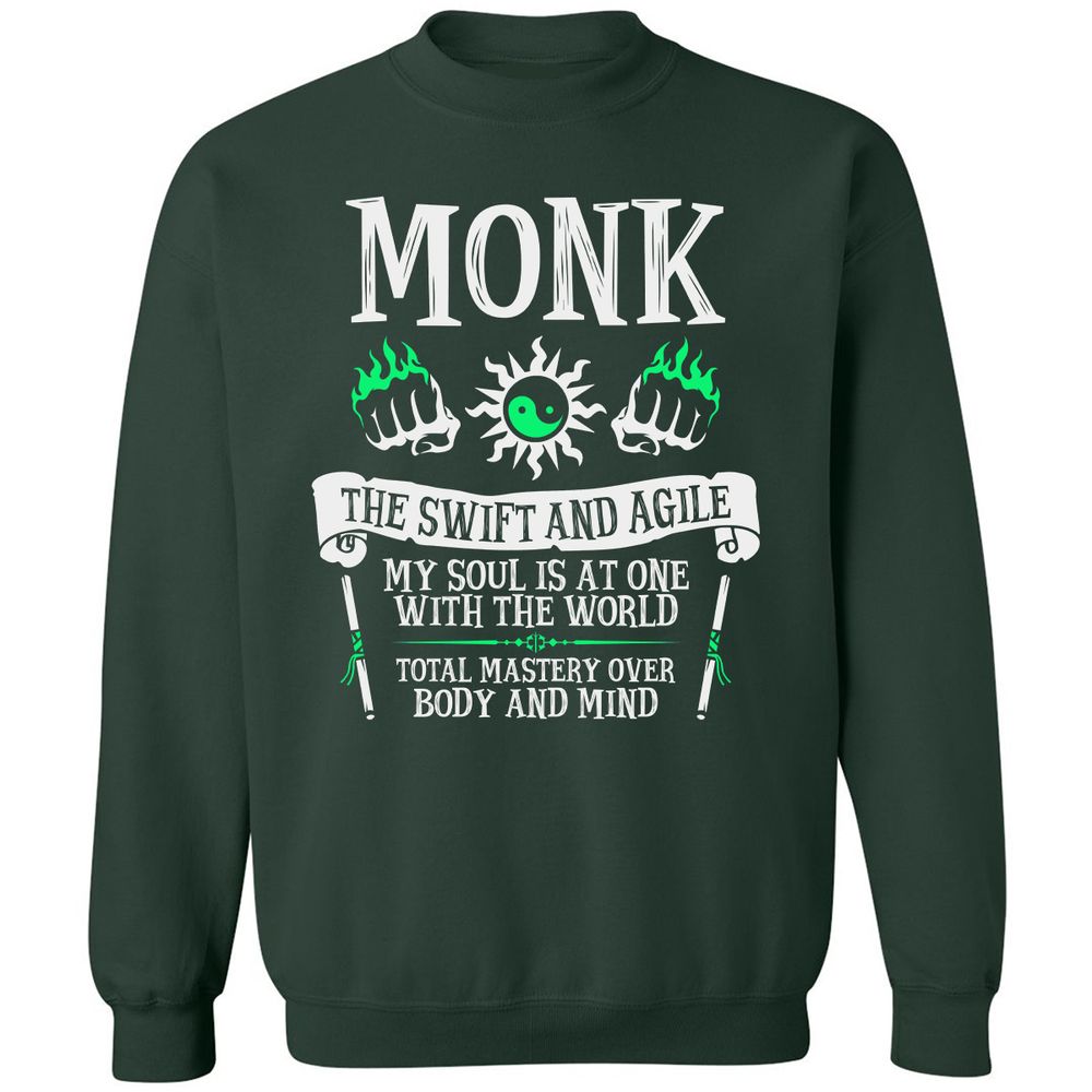 Classic Unisex Sweatshirt - HRZ6DKD7 - Forest Green - 4