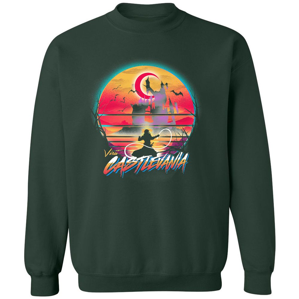 Classic Unisex Sweatshirt - HU6MYF1Y - Forest Green - 4