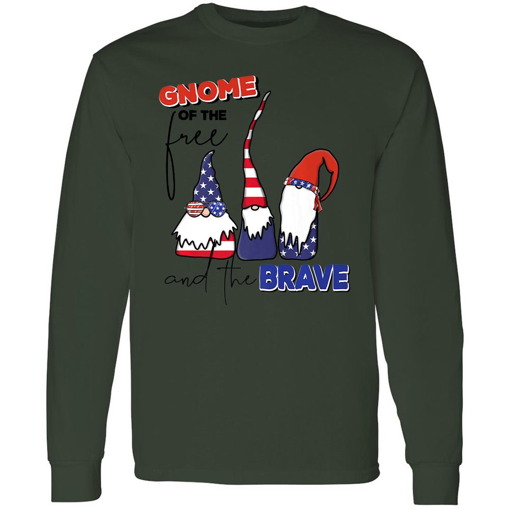 Long Sleeve T-Shirt - 3NGKGG1H - Forest Green - 4