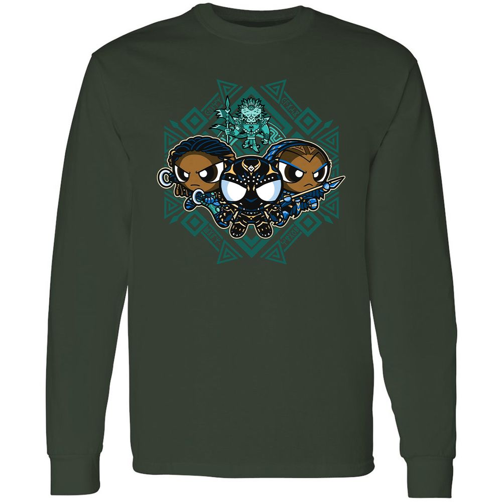 Long Sleeve T-Shirt - H3SNX4D6 - Forest Green - 4