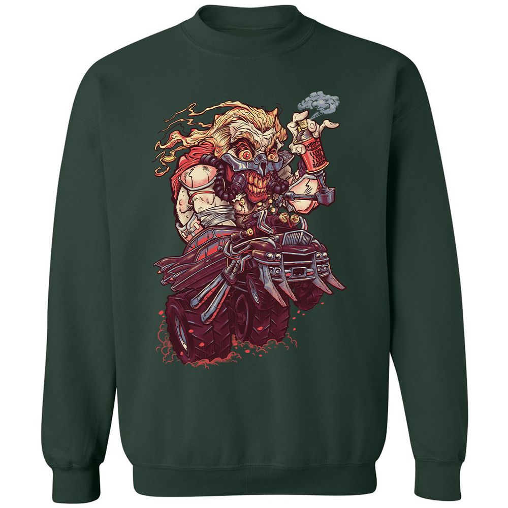 Classic Unisex Sweatshirt - CK3YUQ82 - Forest Green - 4