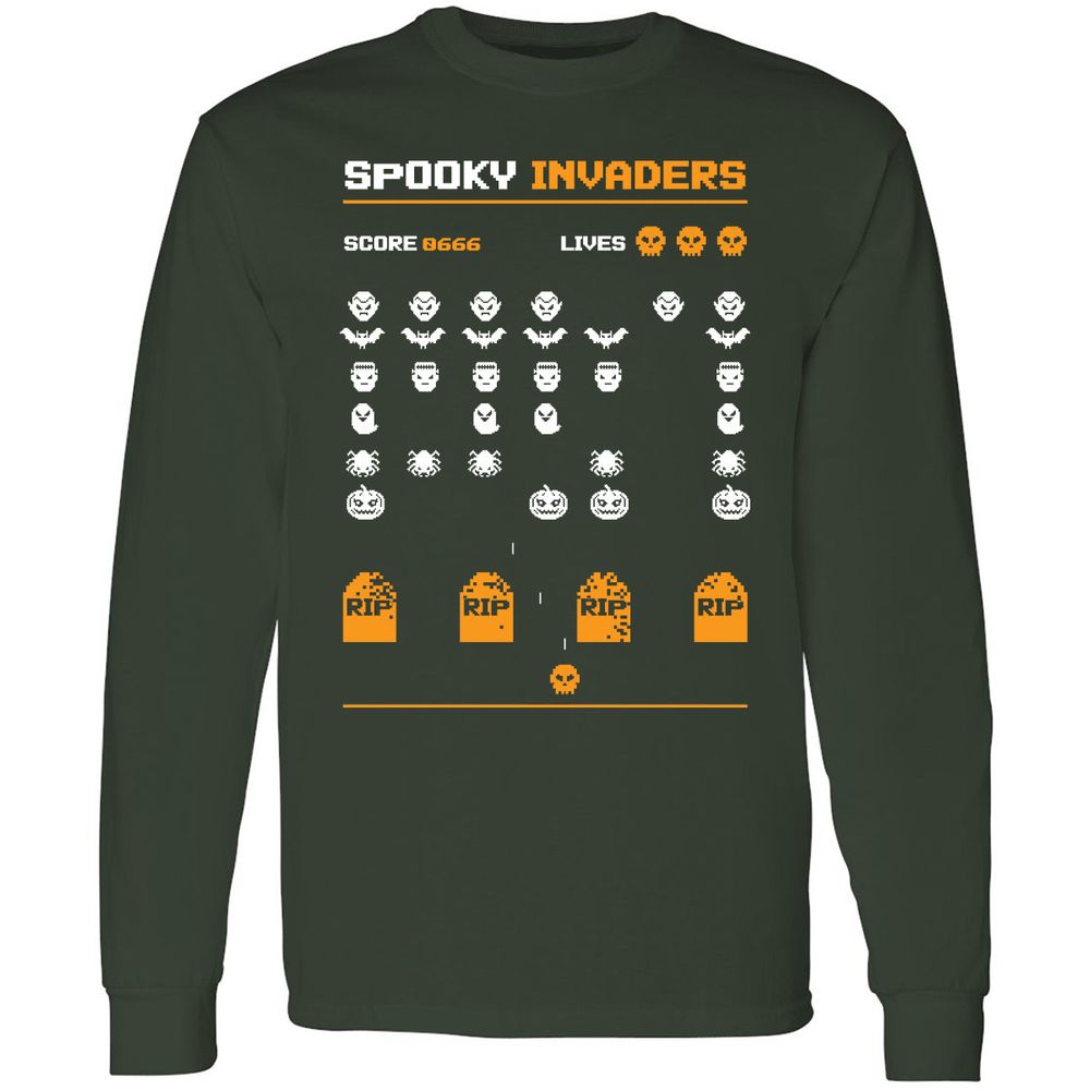 Long Sleeve T-Shirt - PR2ZZ3M7 - Forest Green - 4
