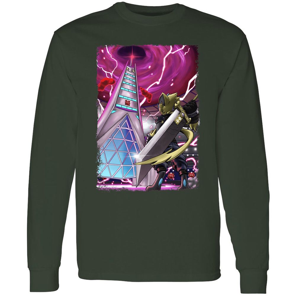 Long Sleeve T-Shirt - 1X5QNJA1 - Forest Green - 4