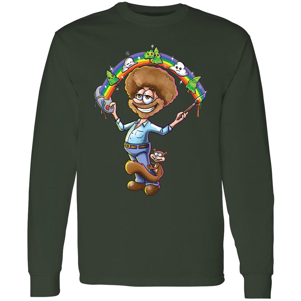 Long Sleeve T-Shirt - BWF3BBCE - Forest Green - 4
