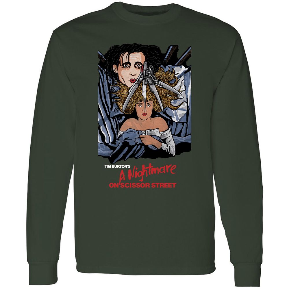 Long Sleeve T-Shirt - 11FZ9HPC - Forest Green - 4