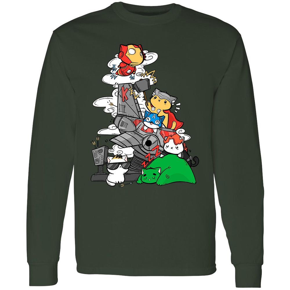 Long Sleeve T-Shirt - LZ19UXRB - Forest Green - 4