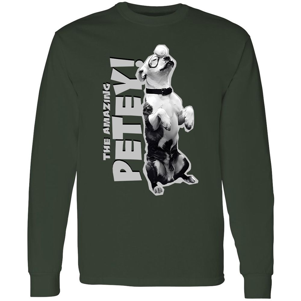 Long Sleeve T-Shirt - 1X81KBHG - Forest Green - 4