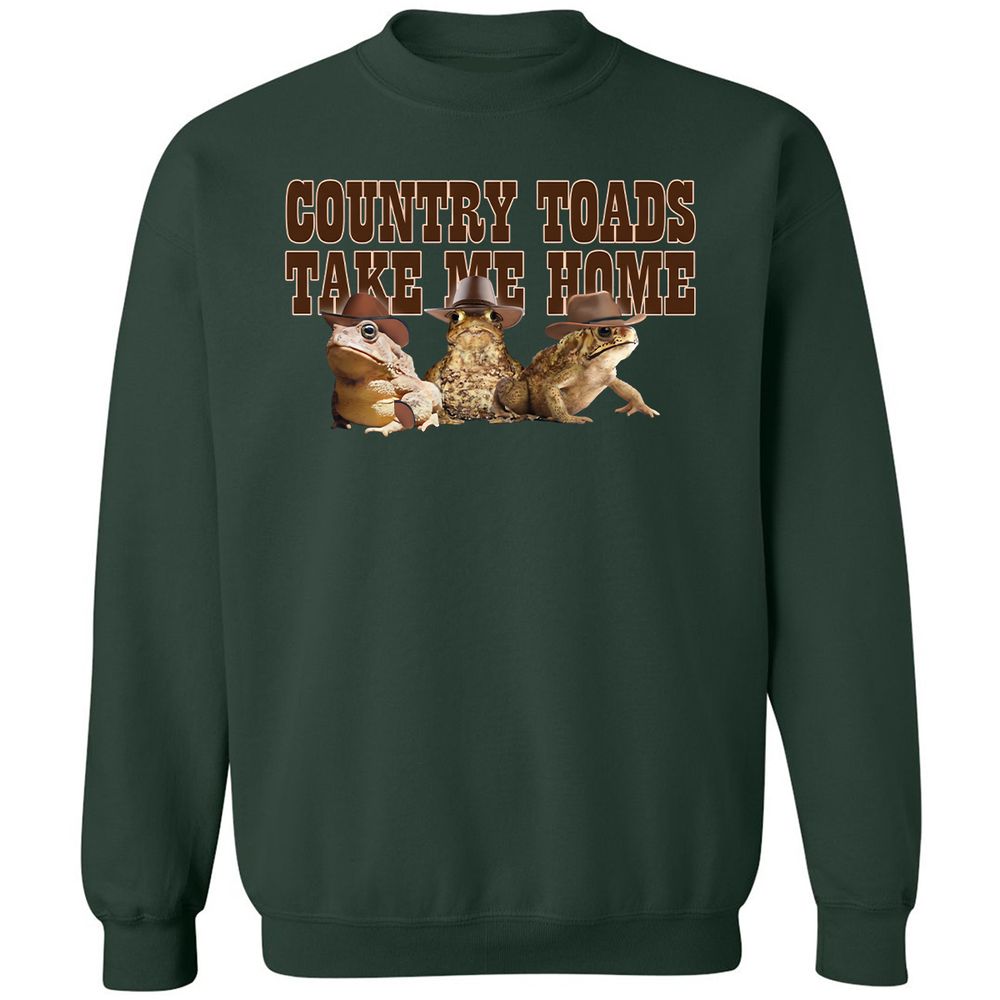 Country Toads Take Me Home - Forest Green - 4
