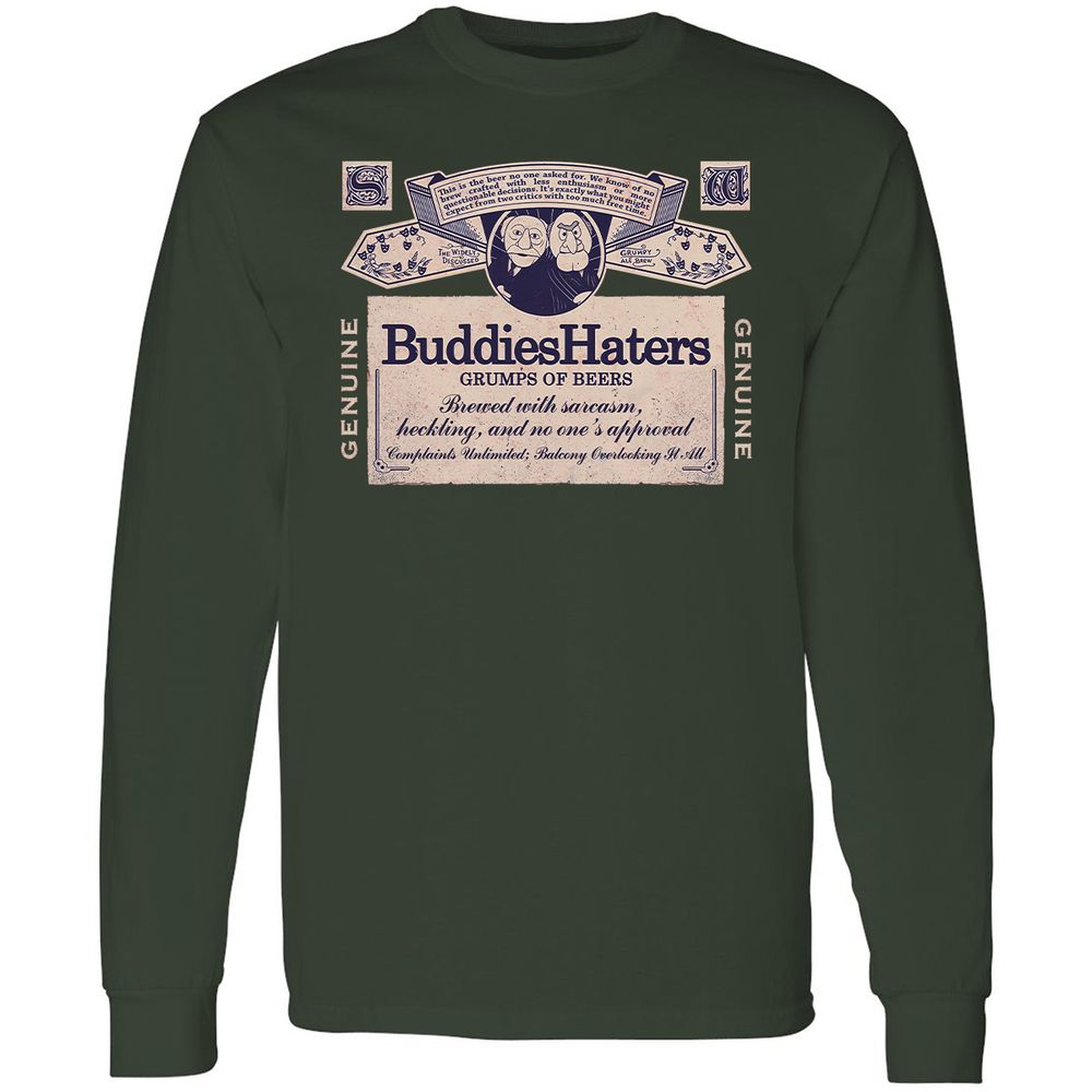 Long Sleeve T-Shirt - ZTXBYY1Q - Forest Green - 4
