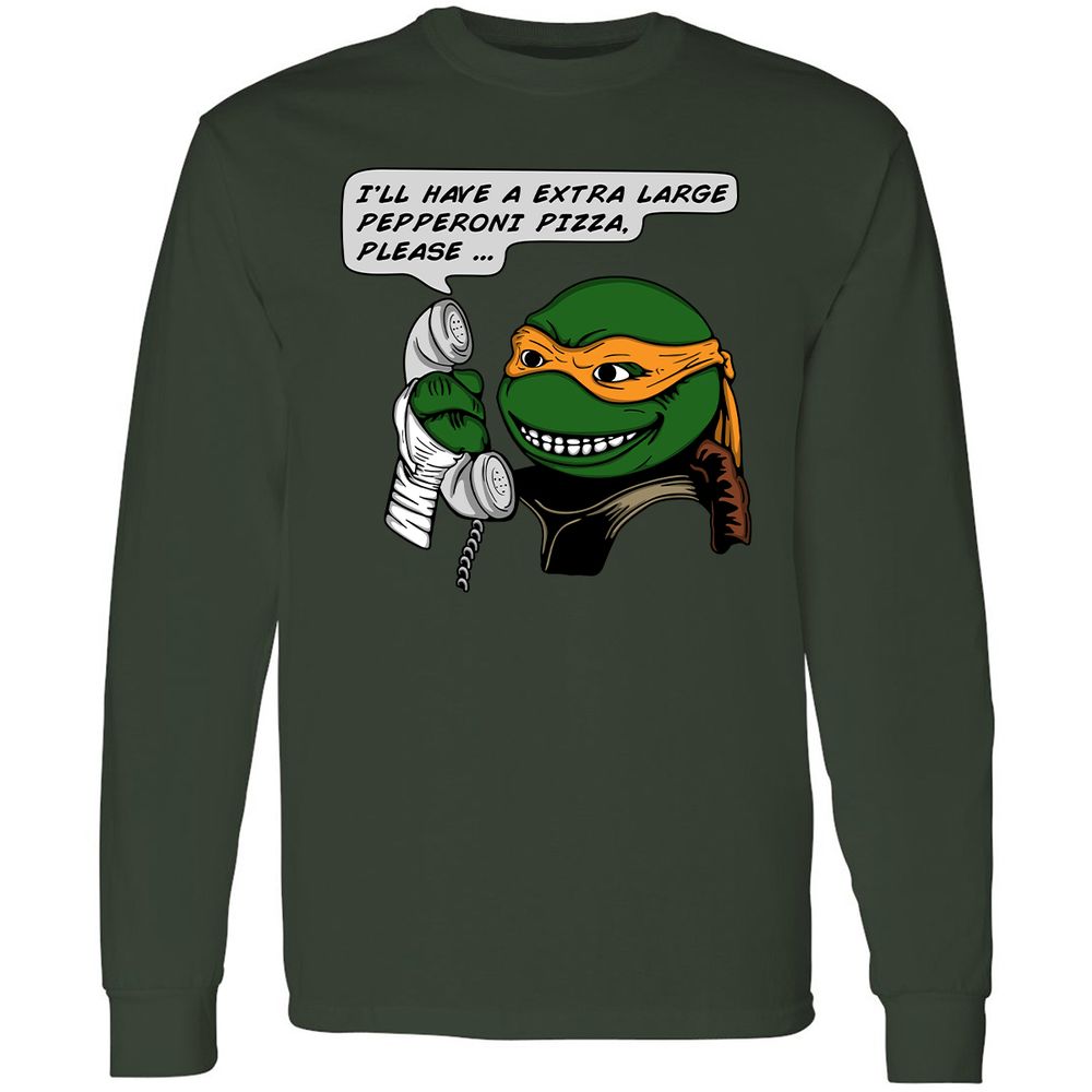 Long Sleeve T-Shirt - 7A8T357G - Forest Green - 4