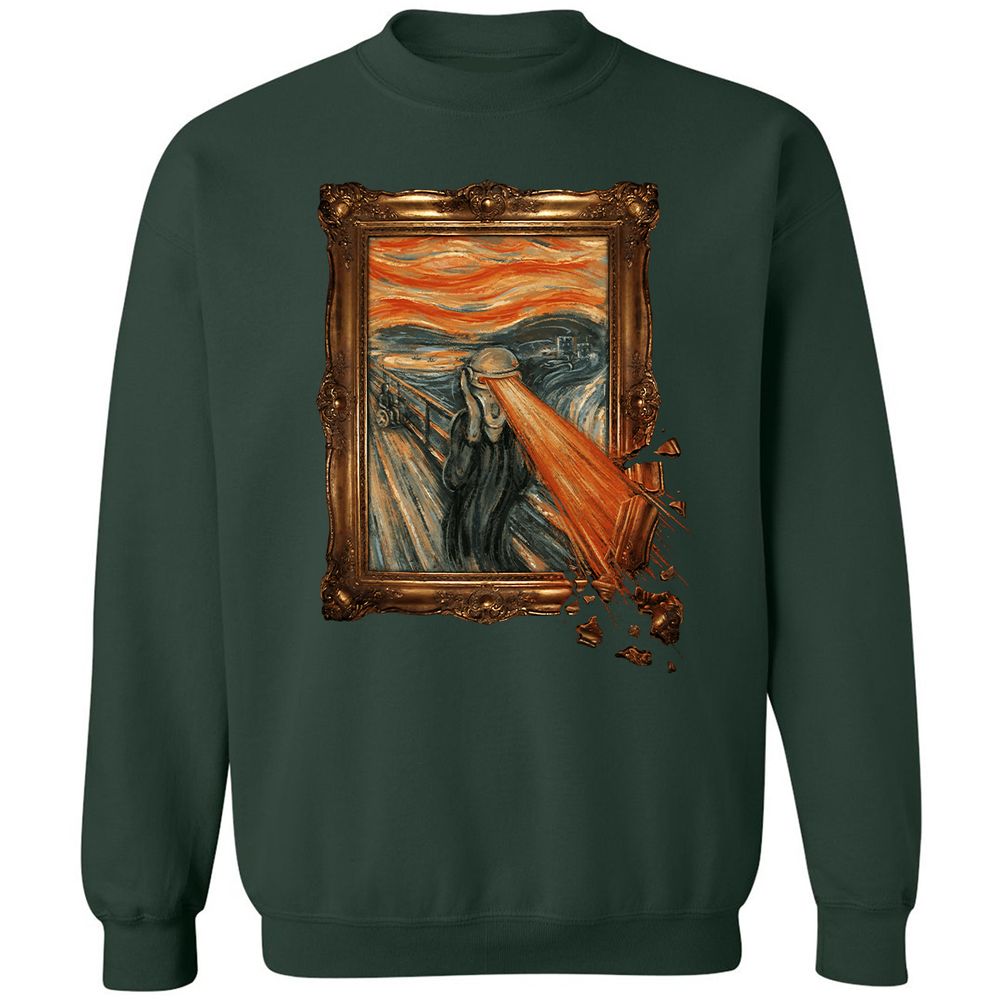 Classic Unisex Sweatshirt - DMUKSSRW - Forest Green - 4