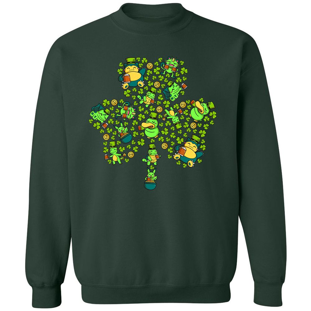 Classic Unisex Sweatshirt - PLC7SG4H - Forest Green - 4