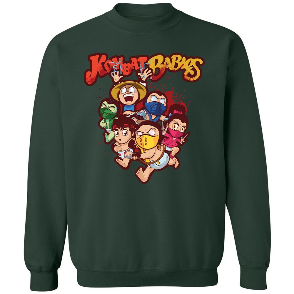 Classic Unisex Sweatshirt - 1XH9TZ3E - Forest Green - 4