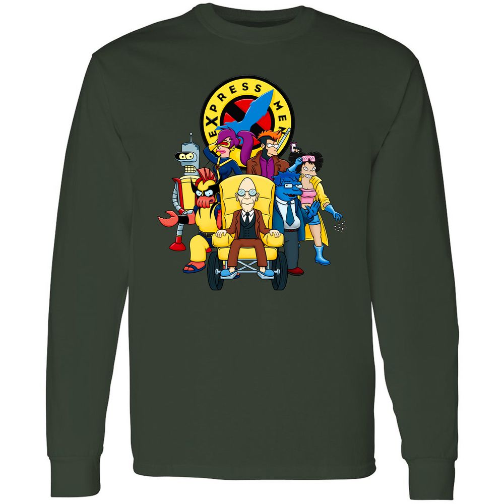 Long Sleeve T-Shirt - PU7H2BSR - Forest Green - 4